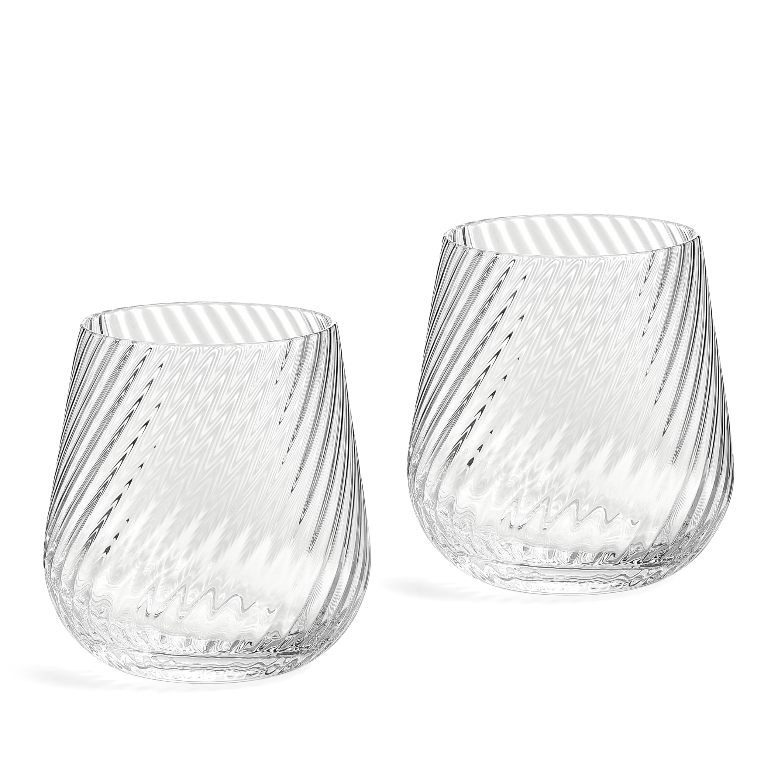 Wedgwood Clear Vera Wang Swirl Tumbler Set Of 2