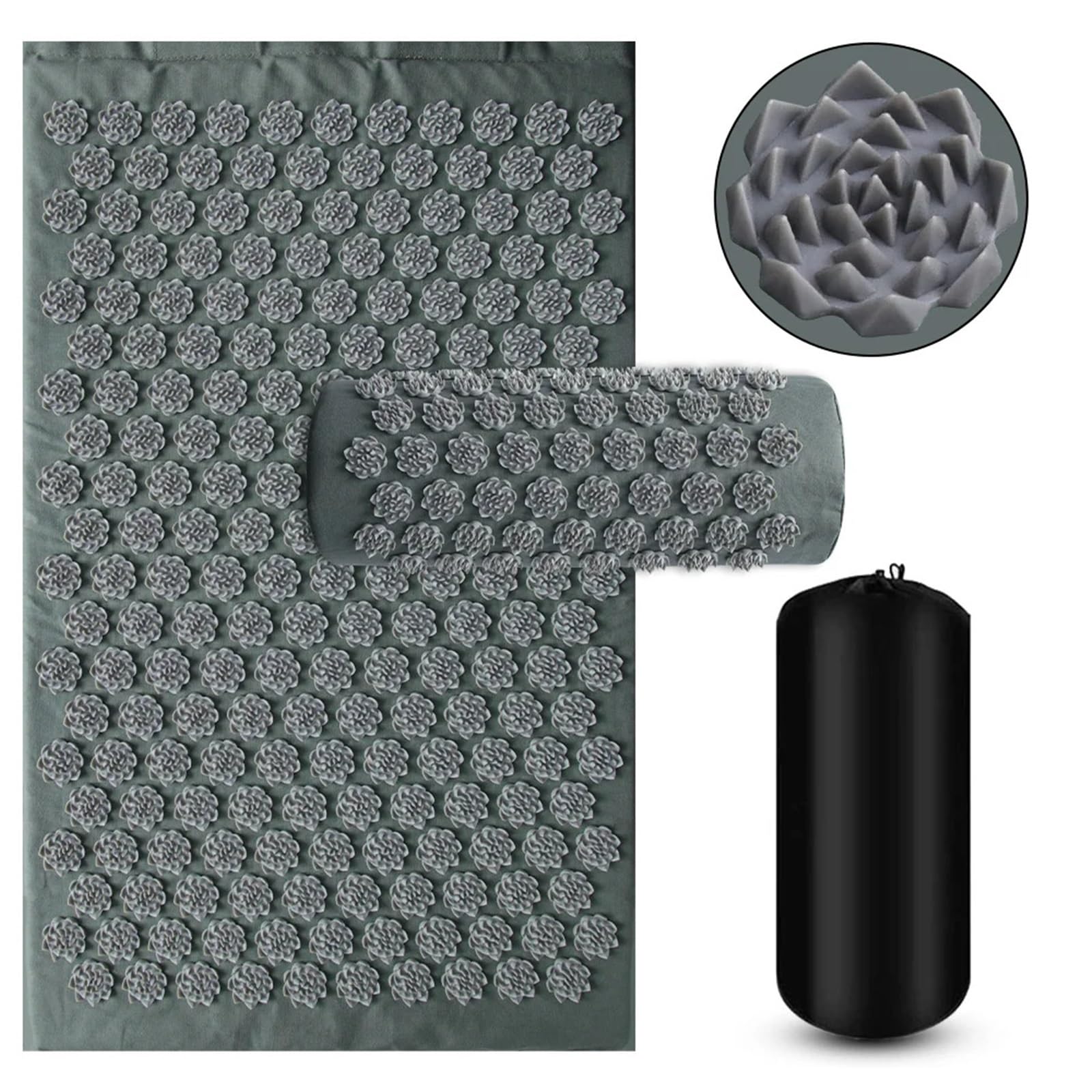 Tappetino Agopressione Tappetino for digitopressione Shiatsu | Applicatore for cuscino for massaggio Cuscino for fitness sportivo Massaggiatore for esercizi di yoga