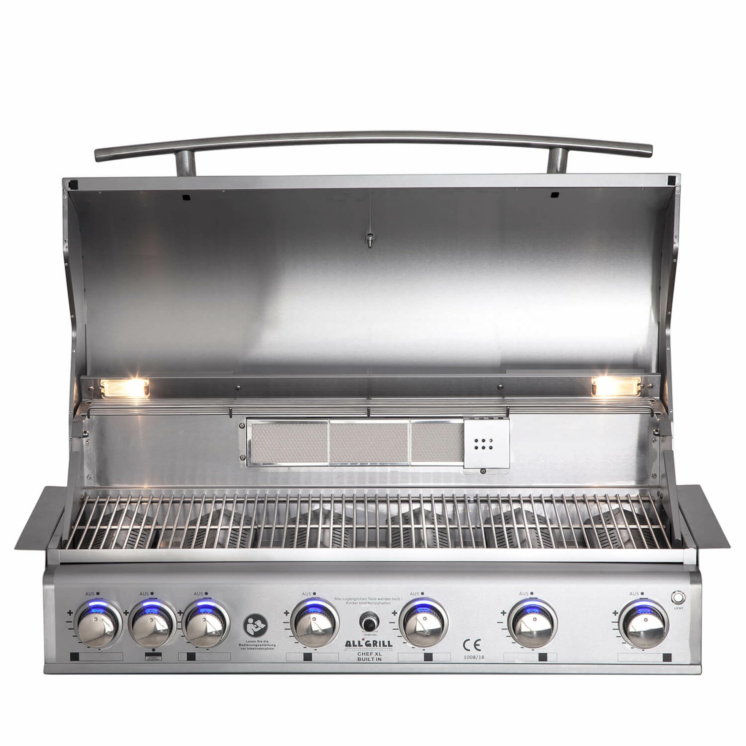 Top-Line Chef XL Built-In Gasgrill Einbaugrill Edelstahl Air System 6 Brenner/Backburner