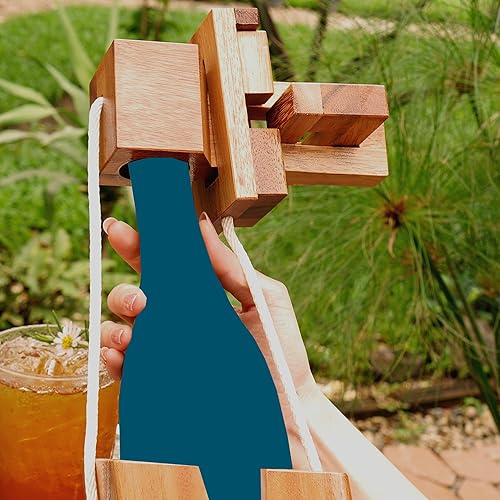 Miniatura 7 de BSIRI Regalos rompecabezas de botella de vino, juegos para adultos, fiesta, rompecabezas duro, juegos de mesa para adultos, amantes de la caja,