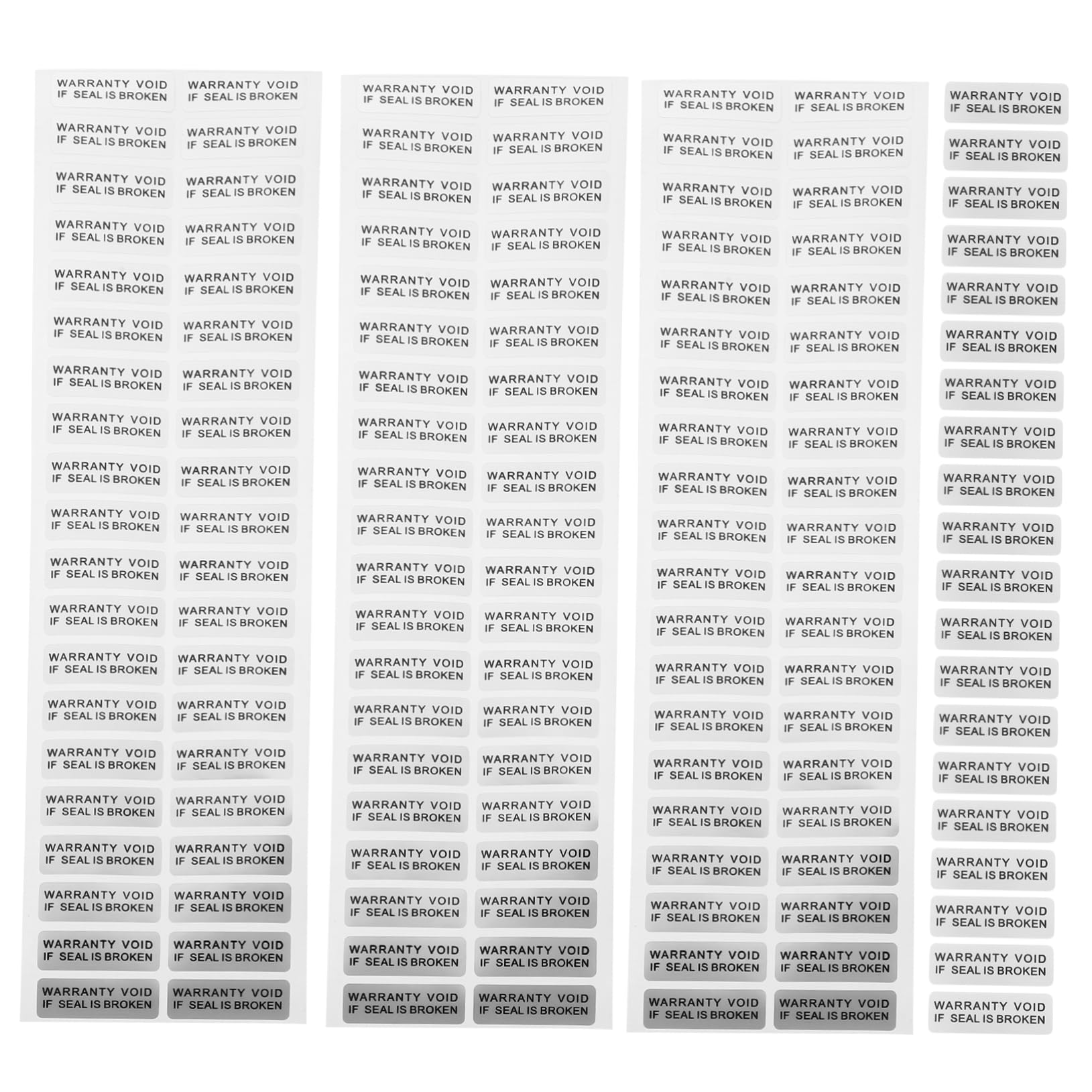 TEHAUX 1600pièces Autocollants Adhésifs De Sécurité Étiquettes Anti-vol Et Anti-fraude Autocollants Pratiques Pour Électronique Vêtements Et Articles Domestiques