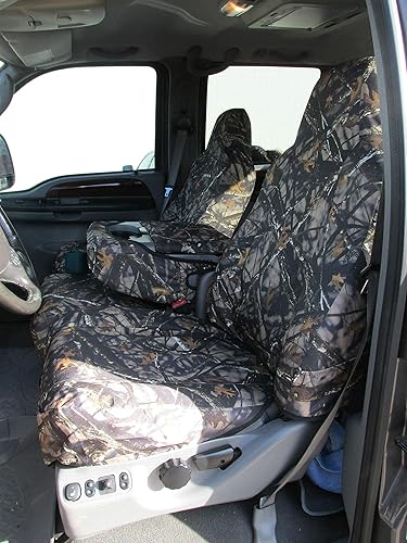 Miniatura 5 de Fundas pasa asientos Durafit Seat para Ford modelos 2002-2010, F250F350F450F550, 402040, con respaldar alto y camuflaje a elección
