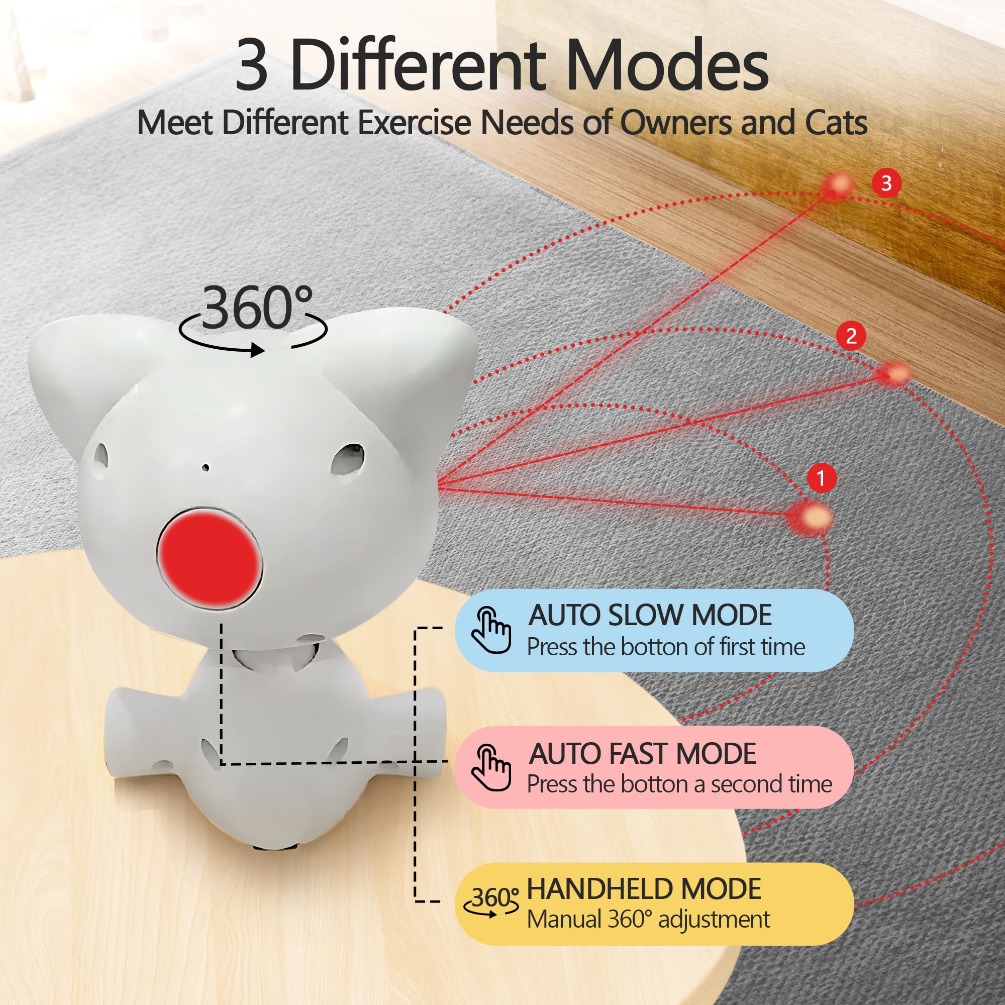 Wood Homing Interactive Cat Teaser Toy - Image 3