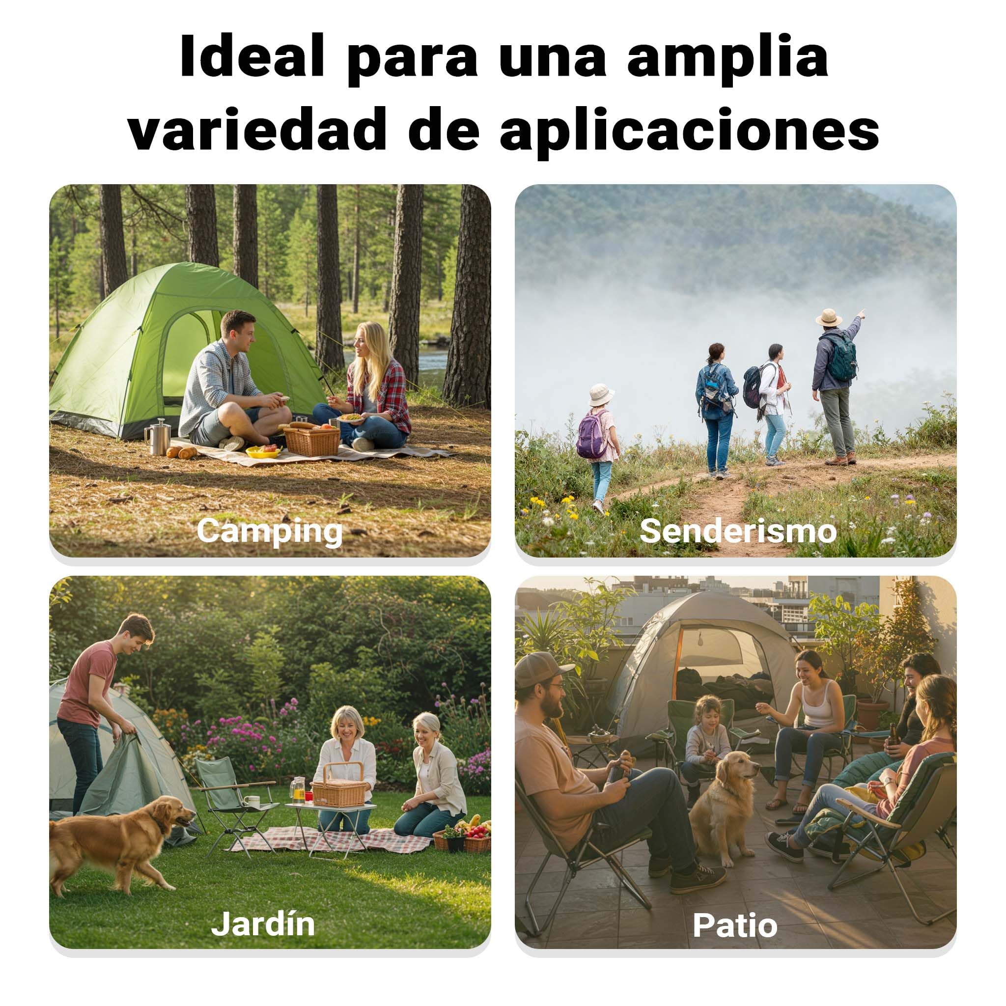 Hornillo de gas 450g/h 7kW Fogón de camping Cocina portátil Gas butano/propano Outdoor Acampada