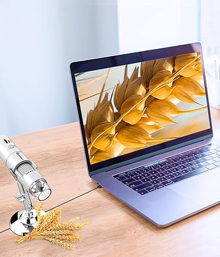 Miniatura 6 de Microscopio digital inalámbrico portátil USB HD cámara de inspección 50x-1000x aumento con soporte compatible con iPhone, iPad, Samsung Galaxy,