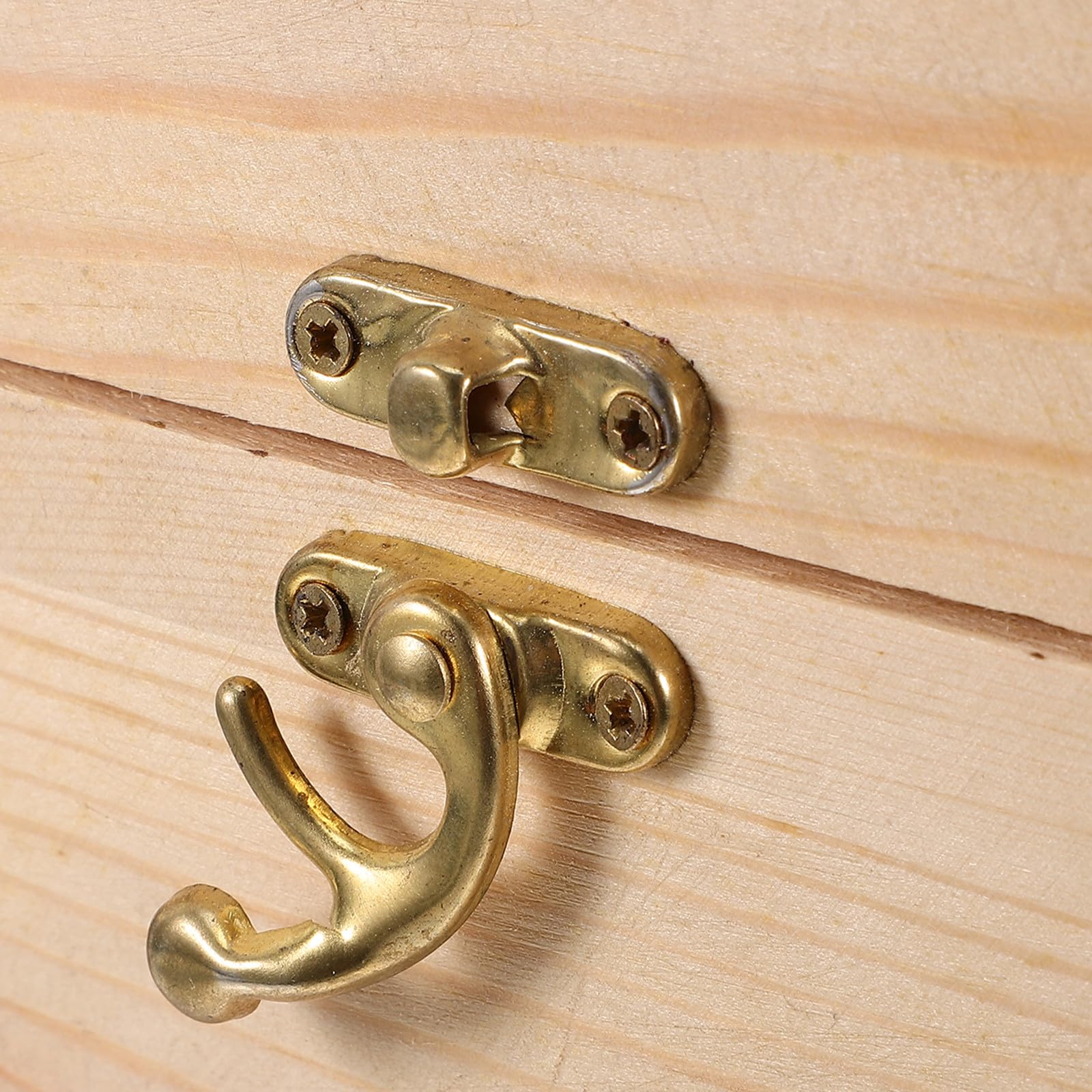 SHINEOFI Caja Nido para Pájaros de Madera Natural Apertura Fácil, Diseño Elegante y Segura para Anidación en Jardín y Decoración Interior y Exterior
