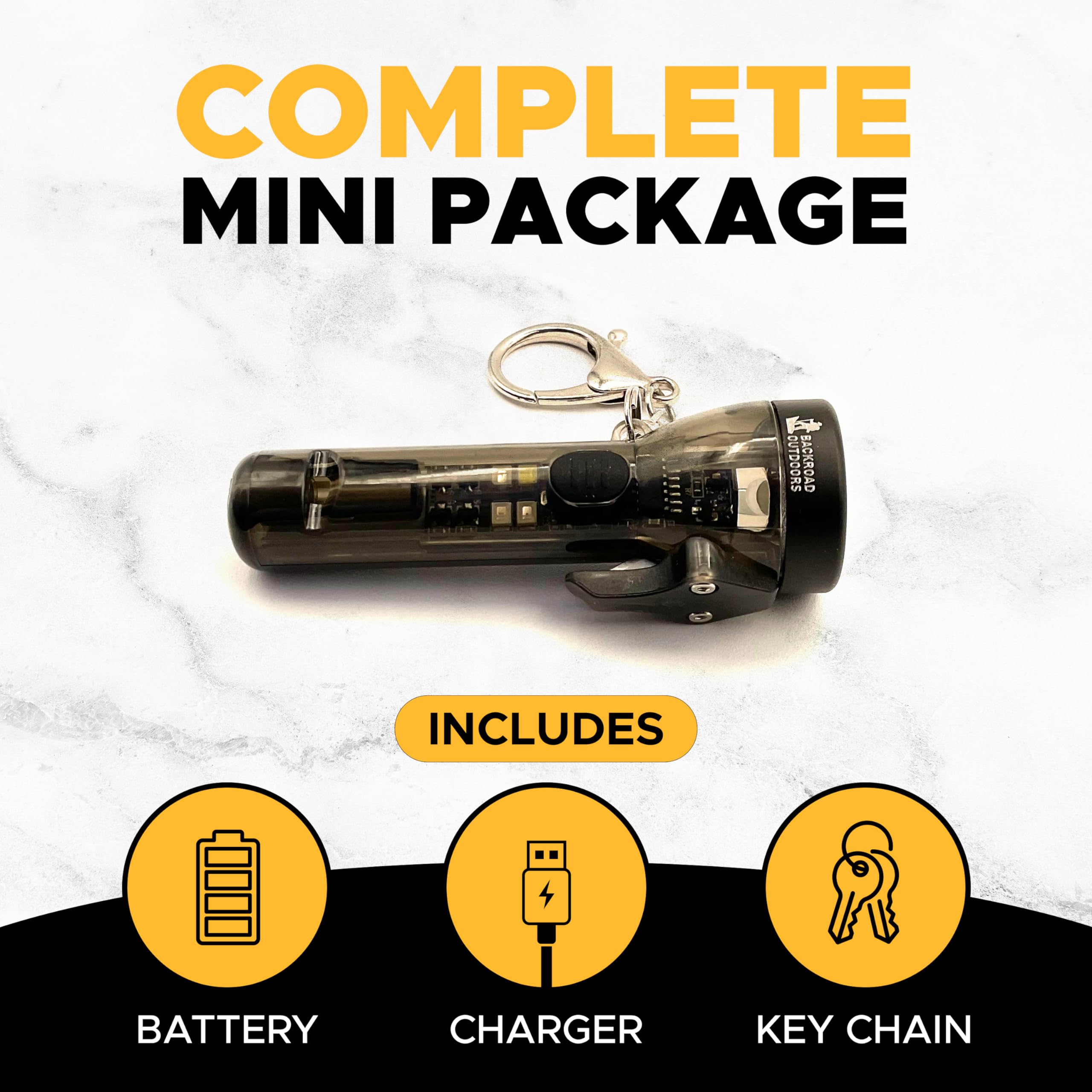 Lampe torche LED multifonction portable 200 lumens rechargeable