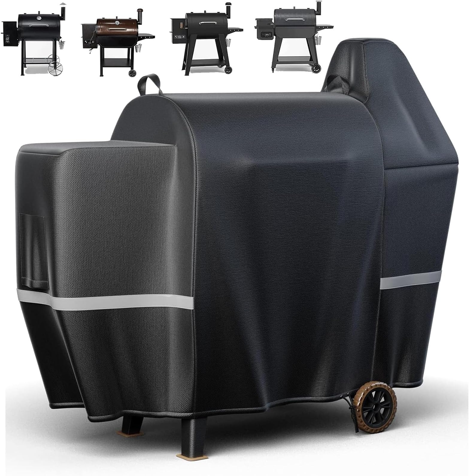 Upgraded Grill Cover for Pit Boss 850, 820, Z Grill 700, 600D Wood Pellet Smoker Cover for 820 Deluxe, 820D, 820FB, Sportsman 820 Series Wood Pellet Grills, Z Grill 700 Series
