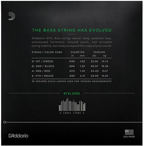 Miniatura 9 de DAddario Cuerdas de guitarra de bajo de níquel NYXL