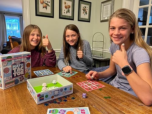 Miniatura 5 de Semper Smart Games Juego de matemáticas PlaySmart Dice Math-Tac-Toe Ponte afilado en matemáticas mentales con un nuevo giro divertido en un clásico