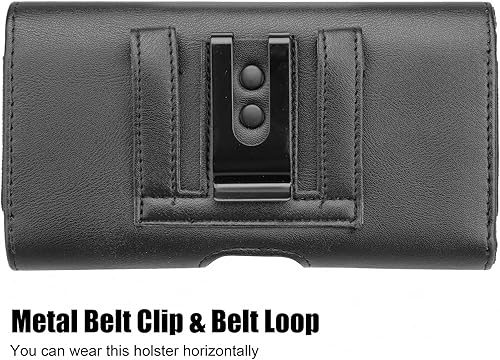 Miniatura 3 de FZXSOGY Funda horizontal universal para teléfono celular con trabillas para cinturón y ranuras para tarjetas para teléfono celular, talla XXL