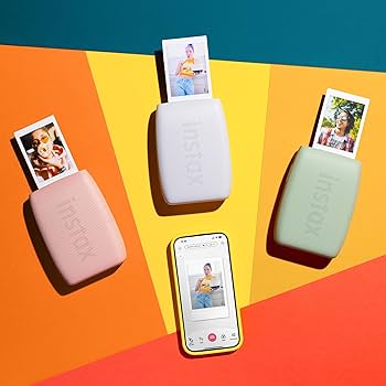 Amazon.com: instax FUJIFILM Mini Link 3 Cell Phone Printer - Sage