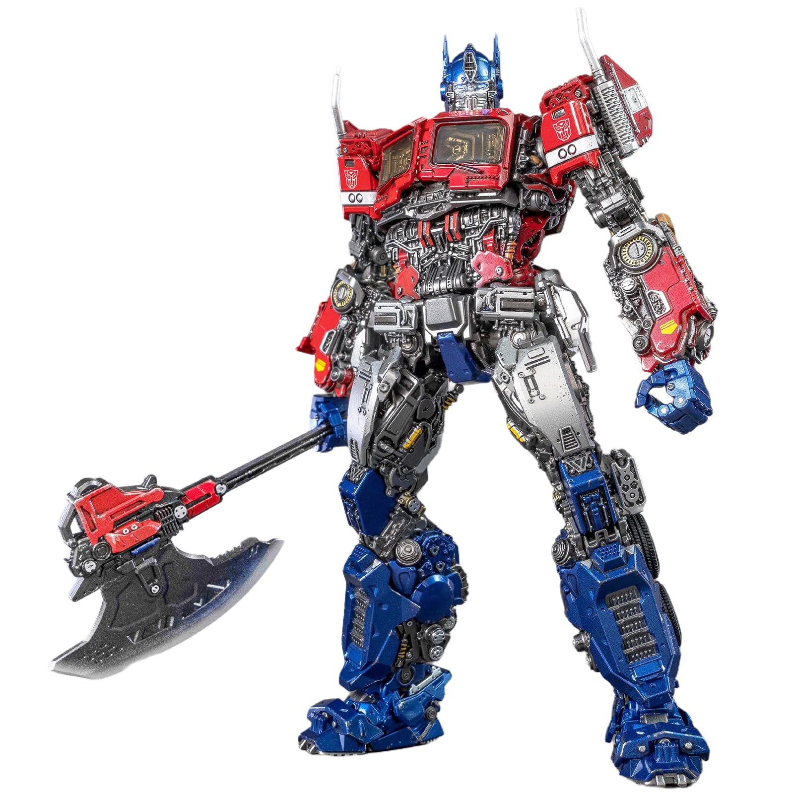 YOLOPARK Transformers: Bumblebee Optimus Prime Action Figure with Dual Modes - Cybertron & Earth,AMK PRO Series 7.87 Inch Highly Articulated Transformer Figures for Ages 15 and Up