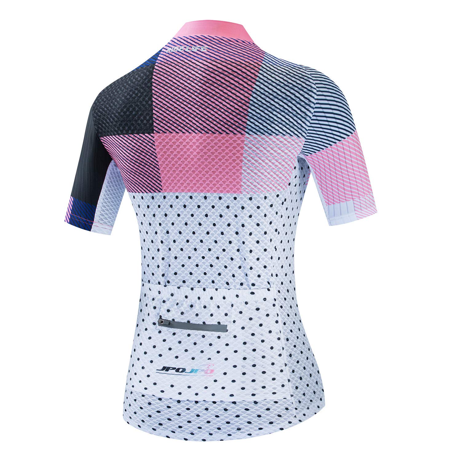 Women's Cycling Jersey Short Sleeve Bike Shirts Back Pocket Reflective