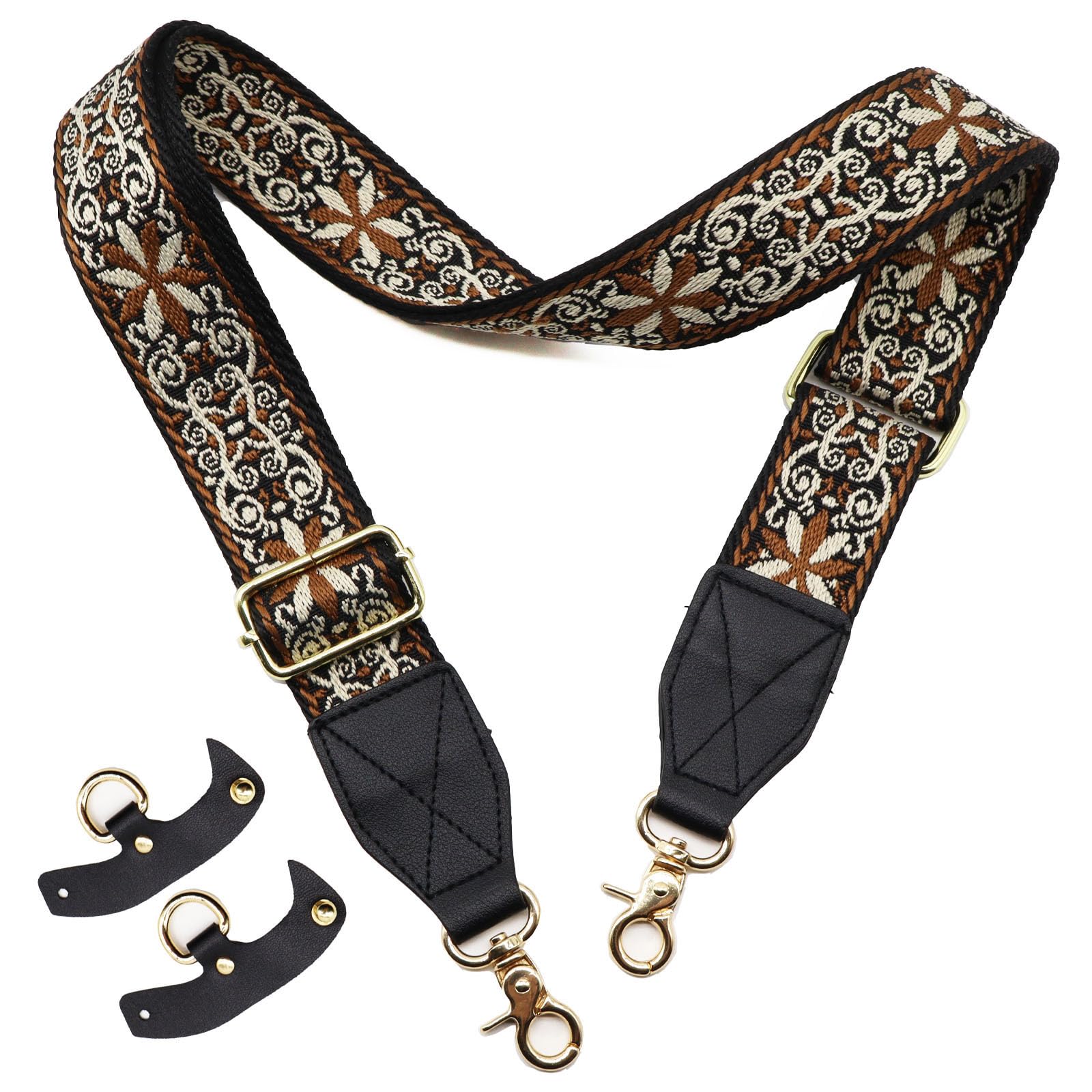 LEMEDE Purse Strap Replacement Crossbody 1.5" Wide Shoulder Strap Adjustable Straps Handbag Strap Replacement Belts