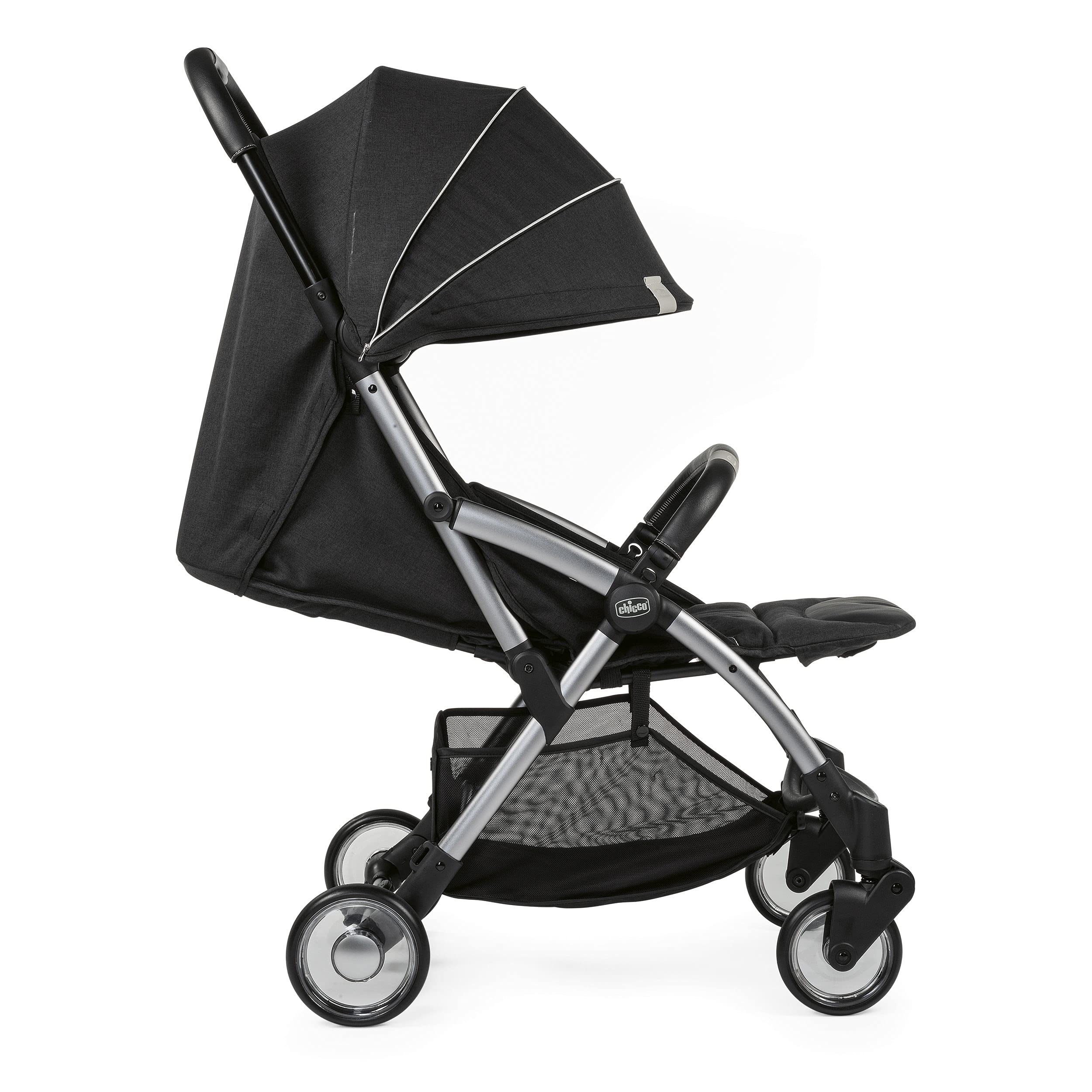 Chicco Goody Plus, Passeggino 0 Mesi-4 Anni, con Chiusura Automatica e Compatta, Capotte Estensibile con Trattamenti UV50+ Antipioggia, Schienale Reclinabile e Regolabile in 3 Posizioni, Poggiagambe
