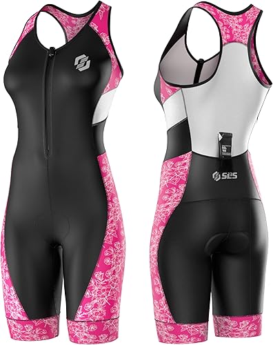 Miniatura 40 de SLS3 Trajes de triatlón para mujer - Traje de triatlón de una pieza para mujer - Traje de triatlón profesional para mujer - Trisuit premium