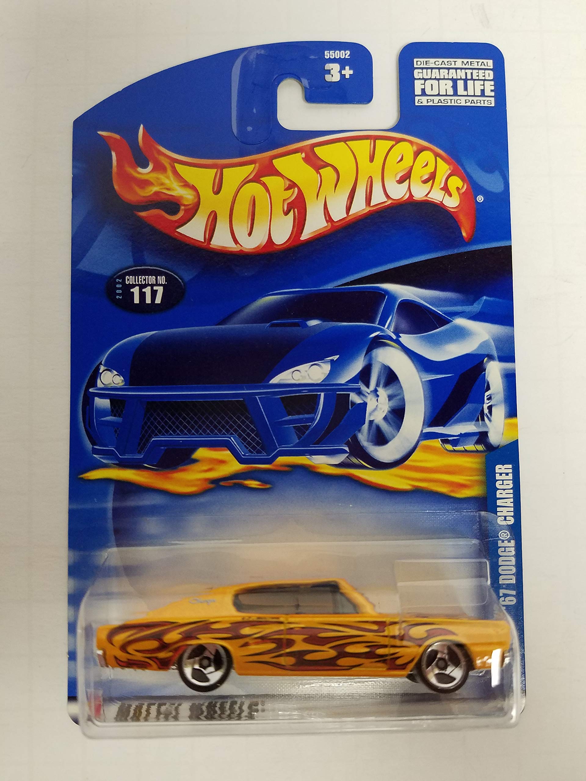 67 Dodge Charger Hot Wheels 2002 diecast 1/64 scale car No. 117 at