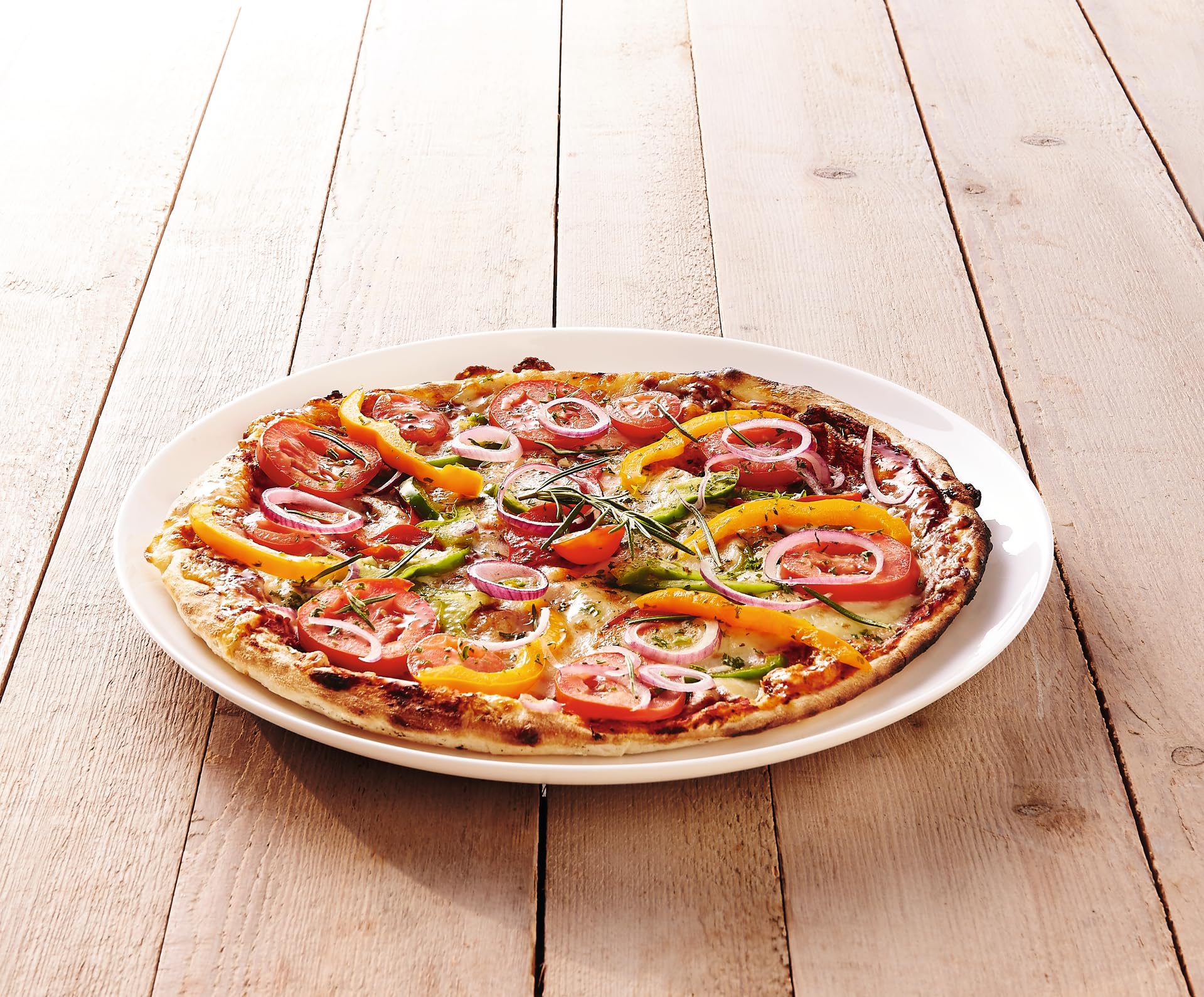 Luminarc, 15865, Série Italian Party, Assiette à Pizza 33cm 6 pièces