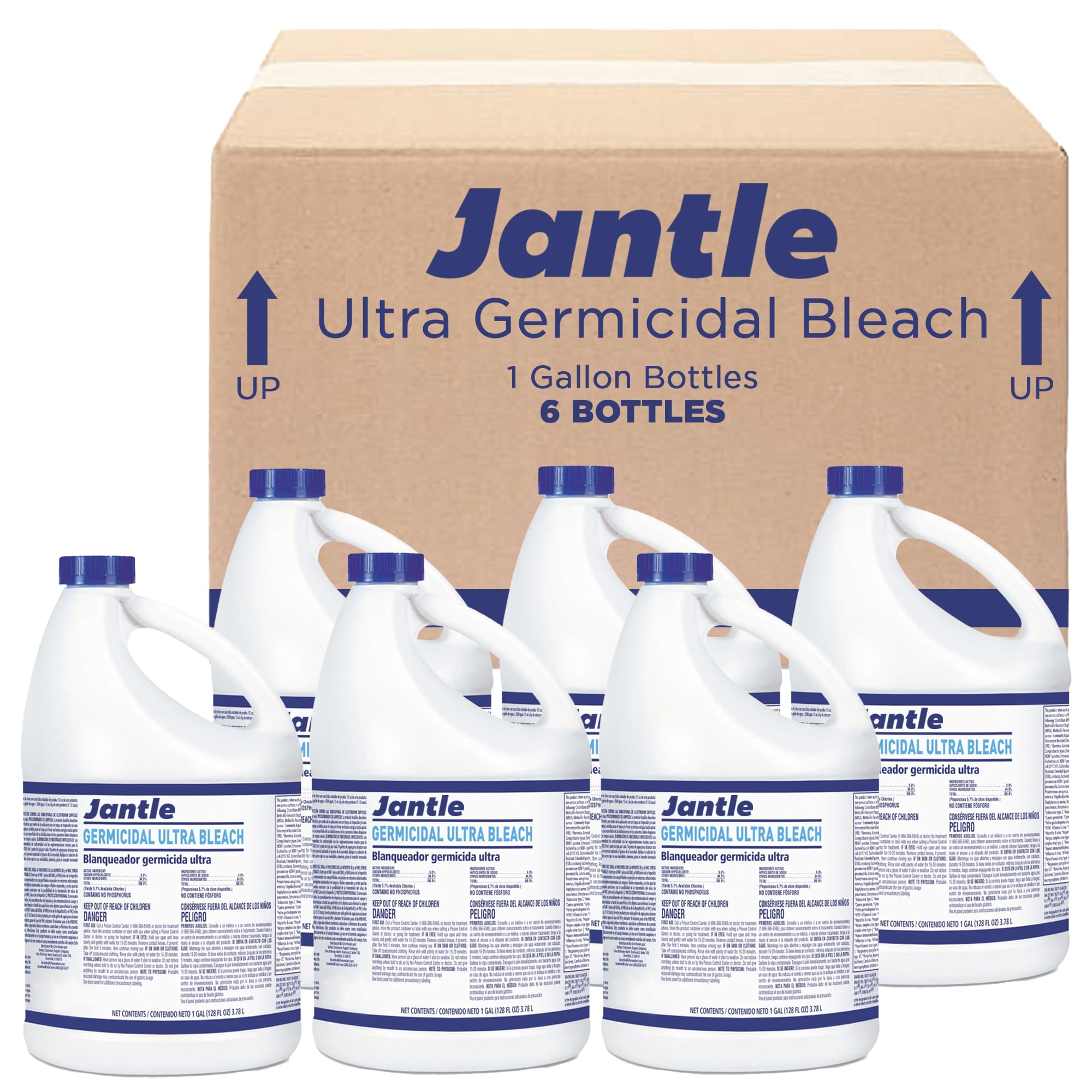 Buy Bleach, Ultra Germicidal Bleach Cleaner, Disinfectant Bleach Liquid, Cleans and Removes