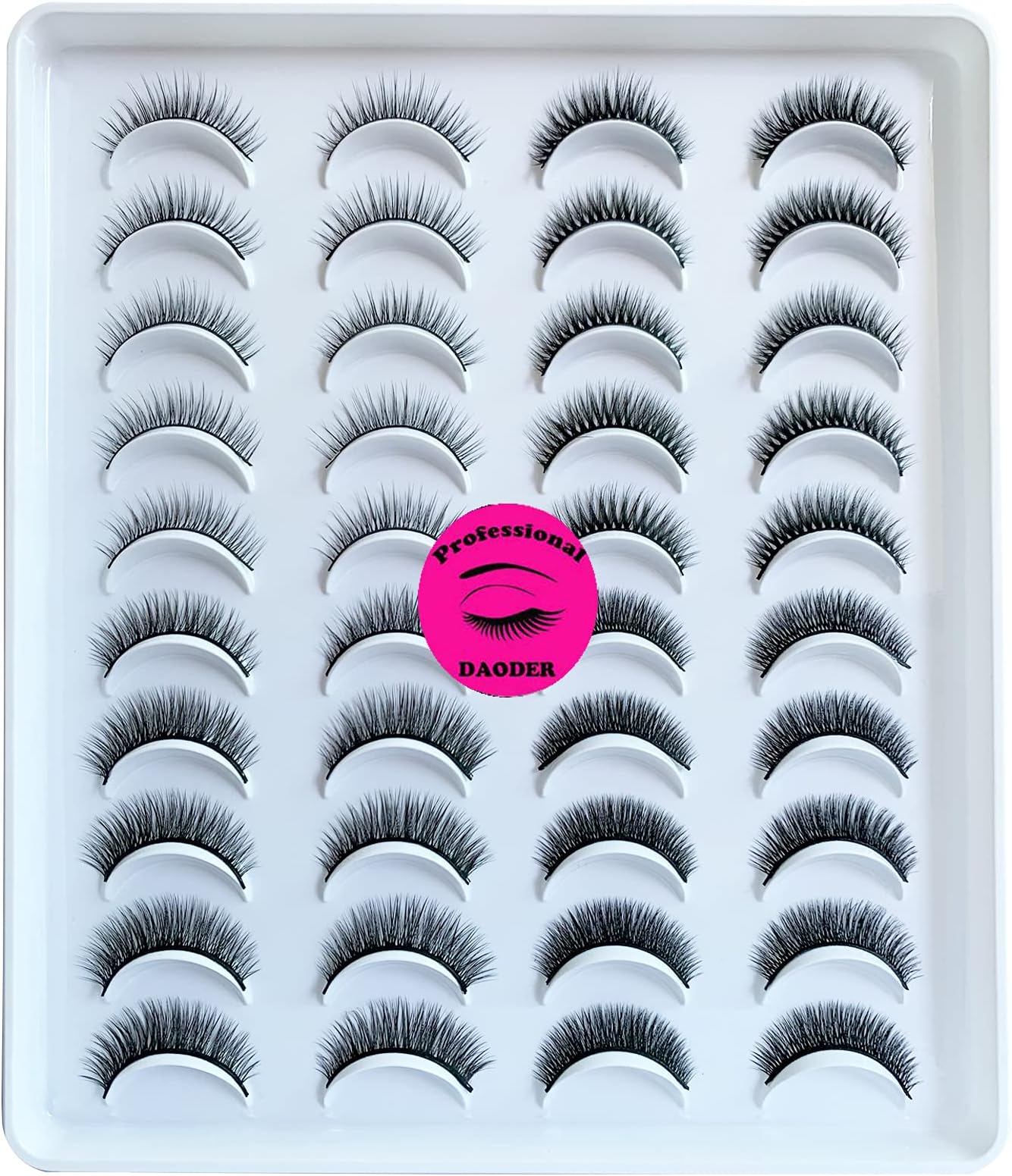 Short Fake Eyelashes Natural Look 4 Mixed Style