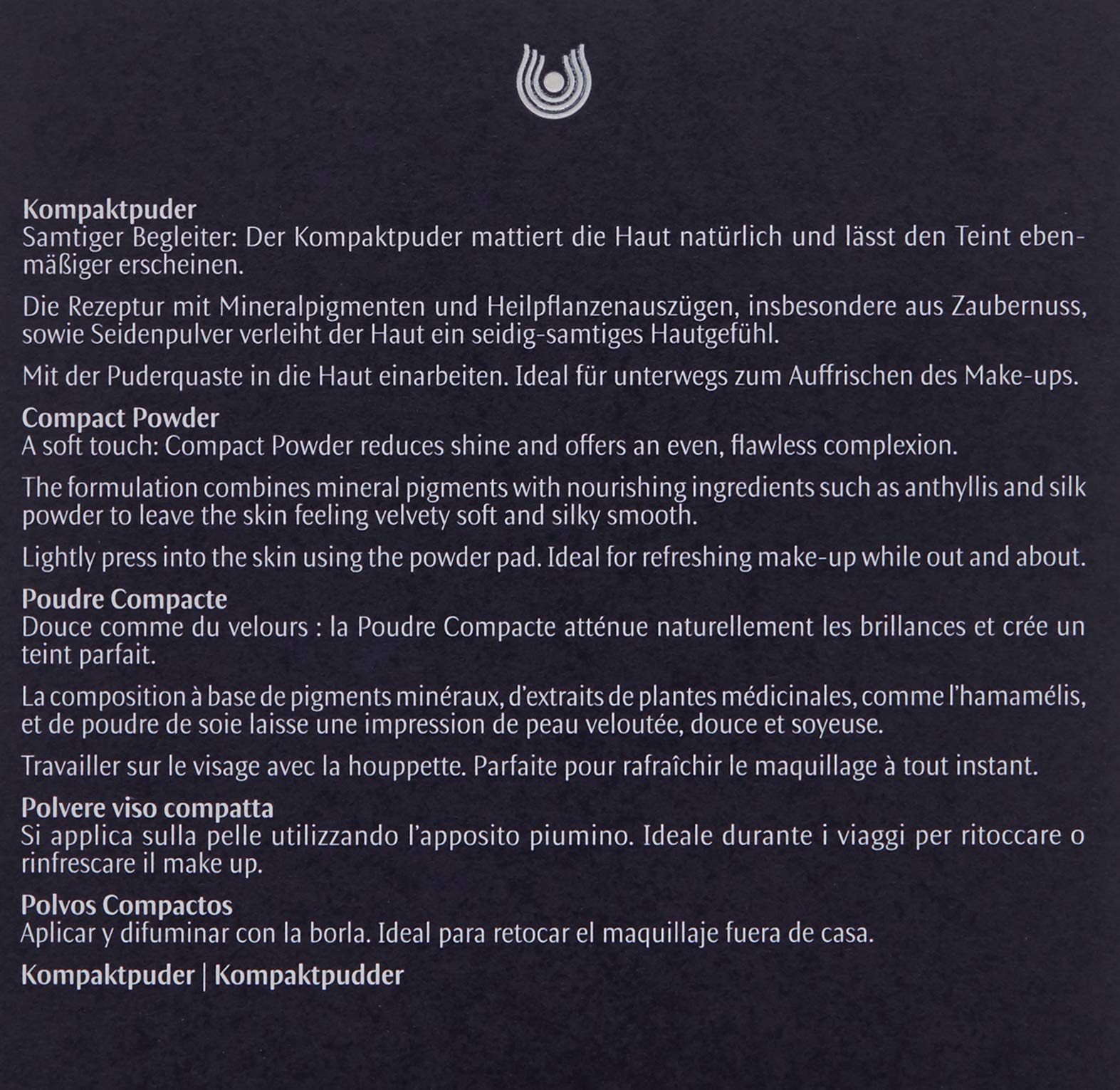Dr. Hauschka COMPACT 01-MACADAMIA 8GR
