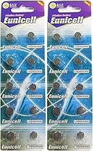 20 Eunicell AG5/393/Lr48 Button Cell Batterie Longue durée de Conservation 0% de Mercure (Date d'expiration marqué)