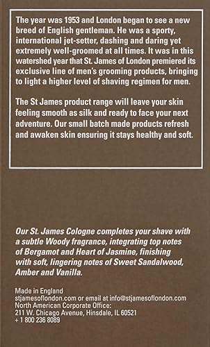 Miniatura 3 de St James of London Colonia de sándalo y bergamota, 1.69 onzas líquidas