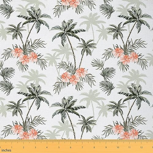 Vista 35 de The Yard, tela decorativa Kawaii para tapicería y proyectos de bricolaje en el hogar, diseño de panda rojo, hojas de animales salvajes, tela