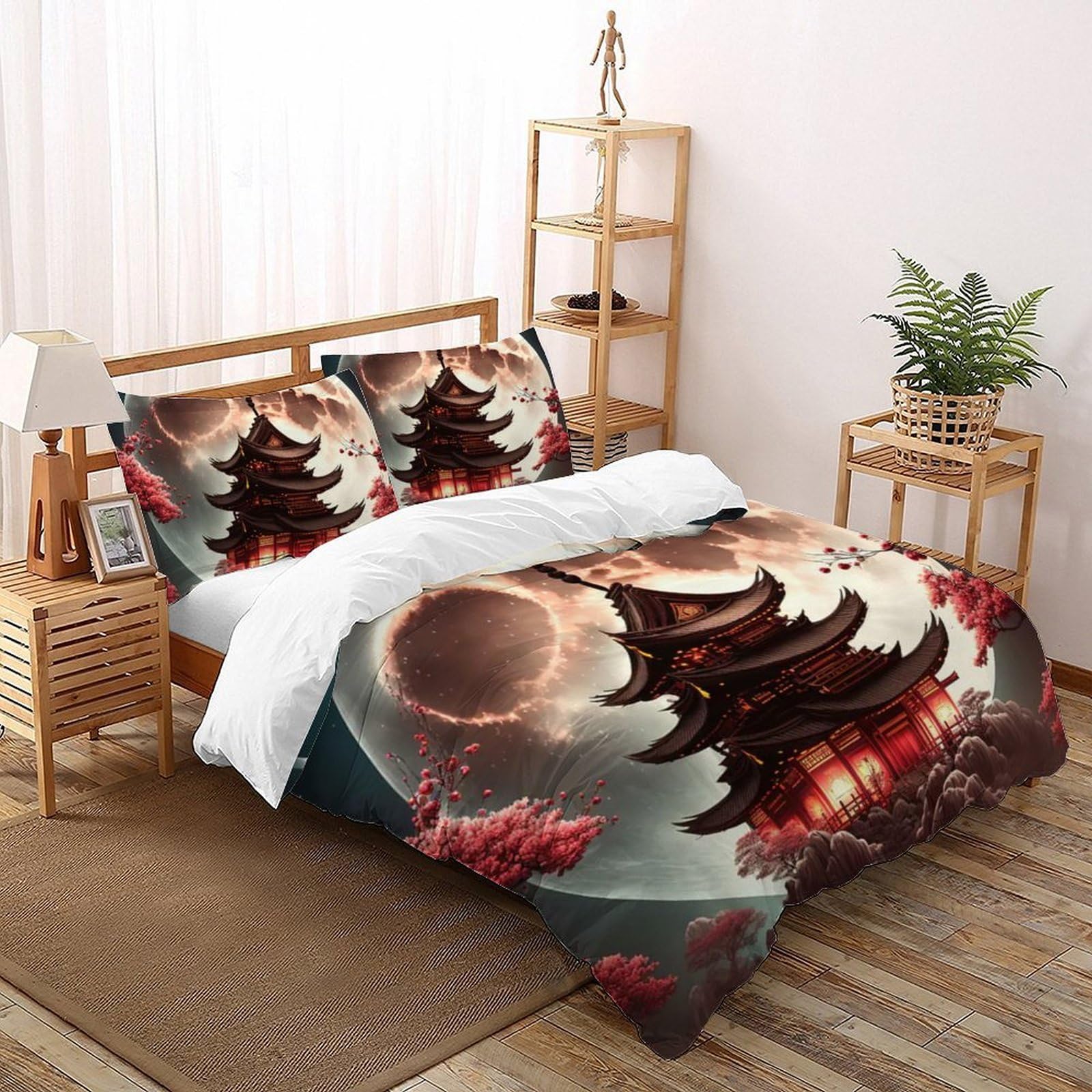 Housse de couette 3D garçon fermeture éclair finie la couette qui glisse