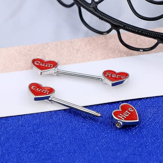 OUFER Body Piercing Tepelstang: 2 stuks 14G 316L chirurgisch staal 14