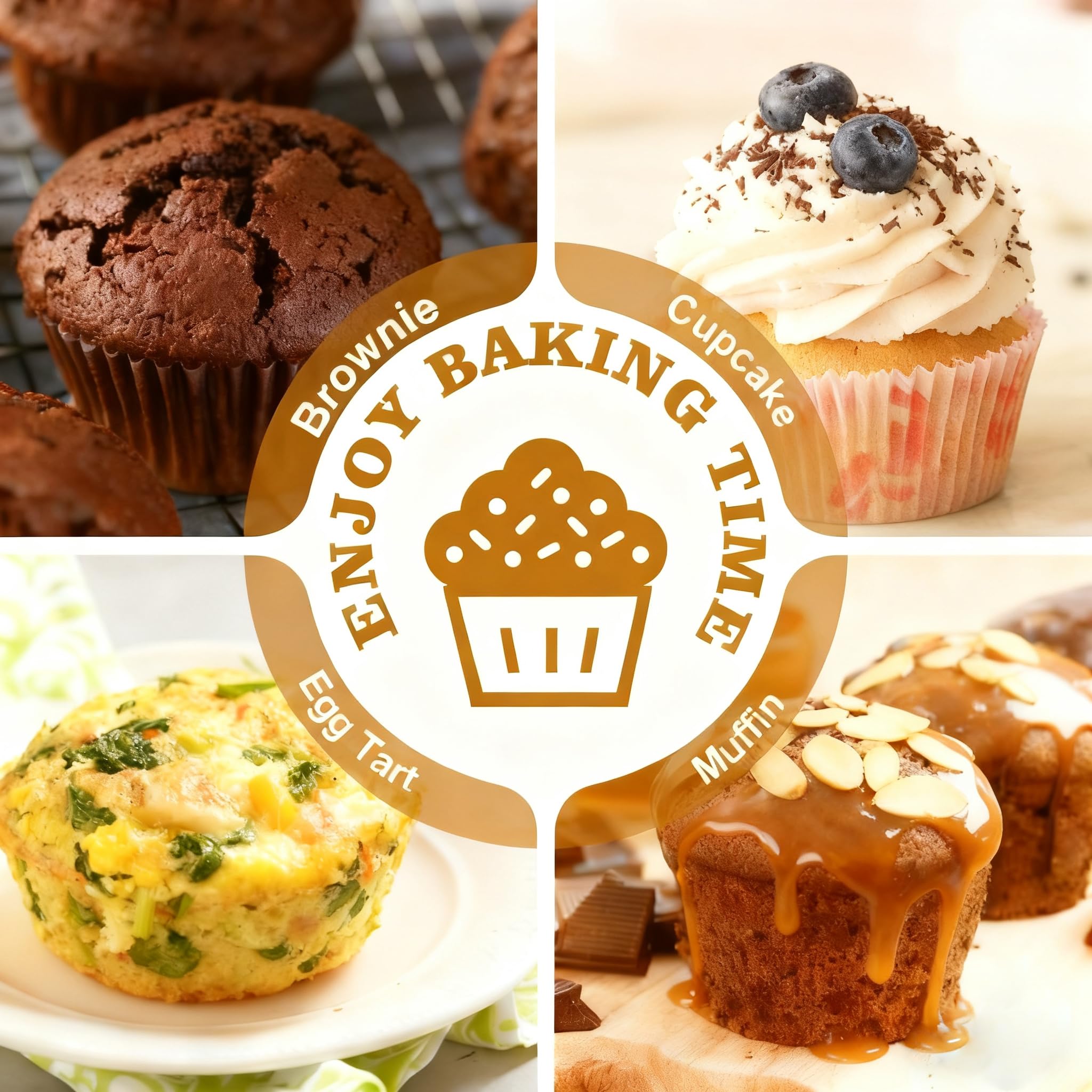 Amazon | マフィンパン 12-Well テフロン加工カップケーキ型 2個セット