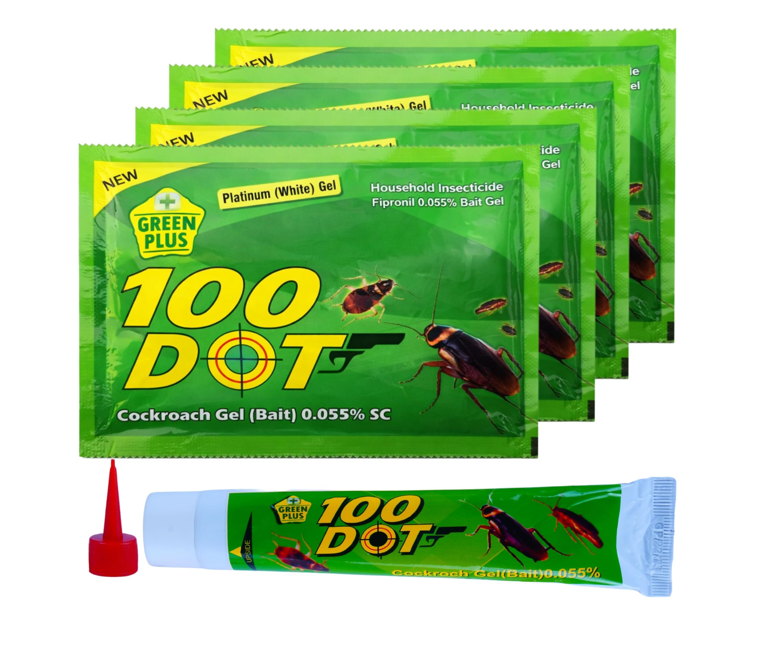 Turning Point Natural care 100 Dots Herbal Anti Roach Gel 20grm Pack Of 4| Eco-Friendly Safe Cockroach Gel For Home Strong Fast Action Formula For Effective Cockroach Control For Home And Kitchen|-picture-15