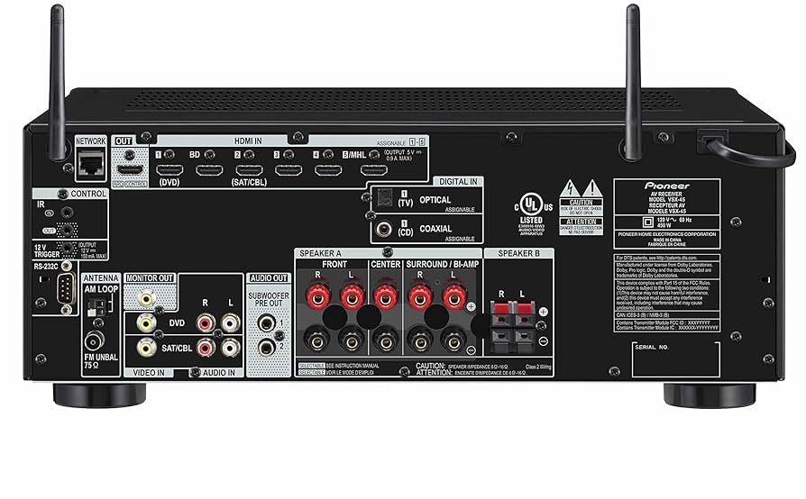 Amazon.com: Pioneer VSX-45 5.2-Channel AV Receiver with