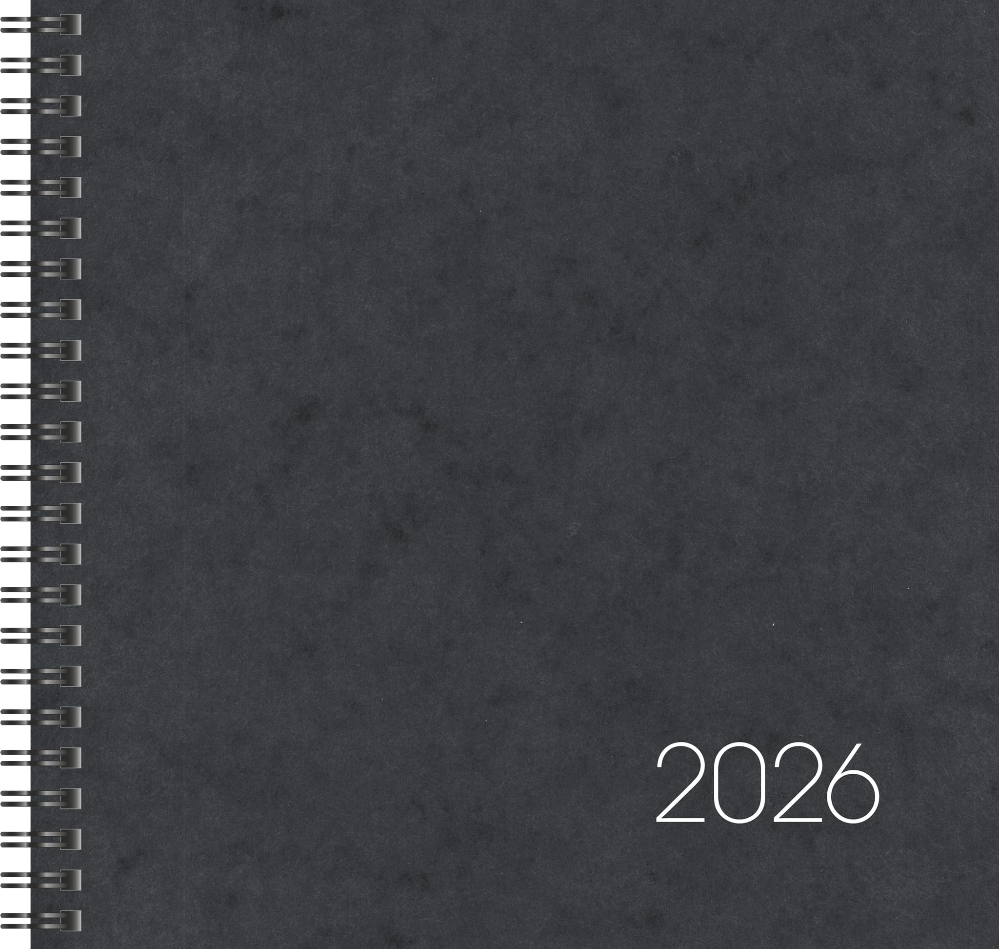 BRUNNEN Buchkalender Mod. 766 '26 | 210×205 mm, Karton, schwarz