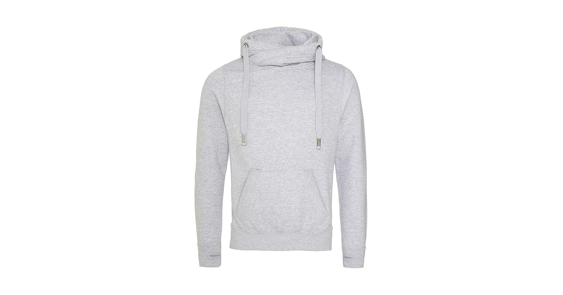 新品　BRIEFING　MERINO HIGH NECK HOODIE Men's Heather Grey Merino Wool Hoodie–Soft & Breathable