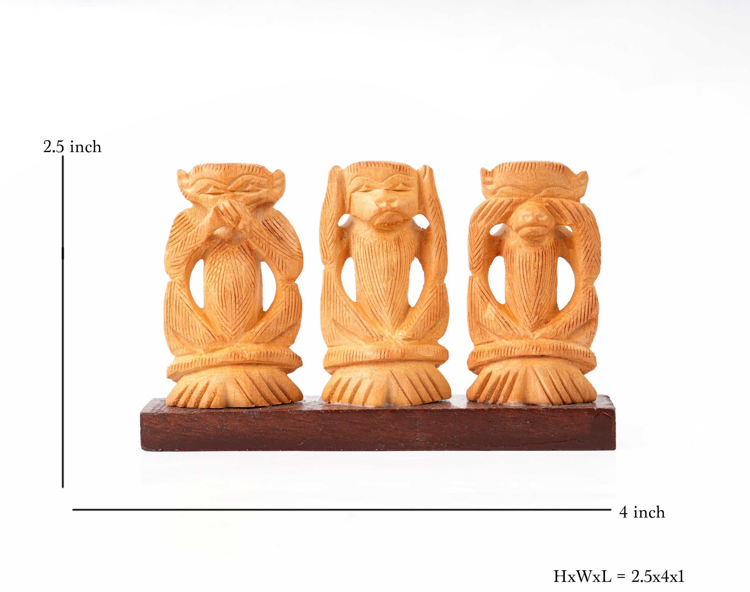 Buy Great Decor Wood Money Vastu Feng Shui Gift Collection Monkey