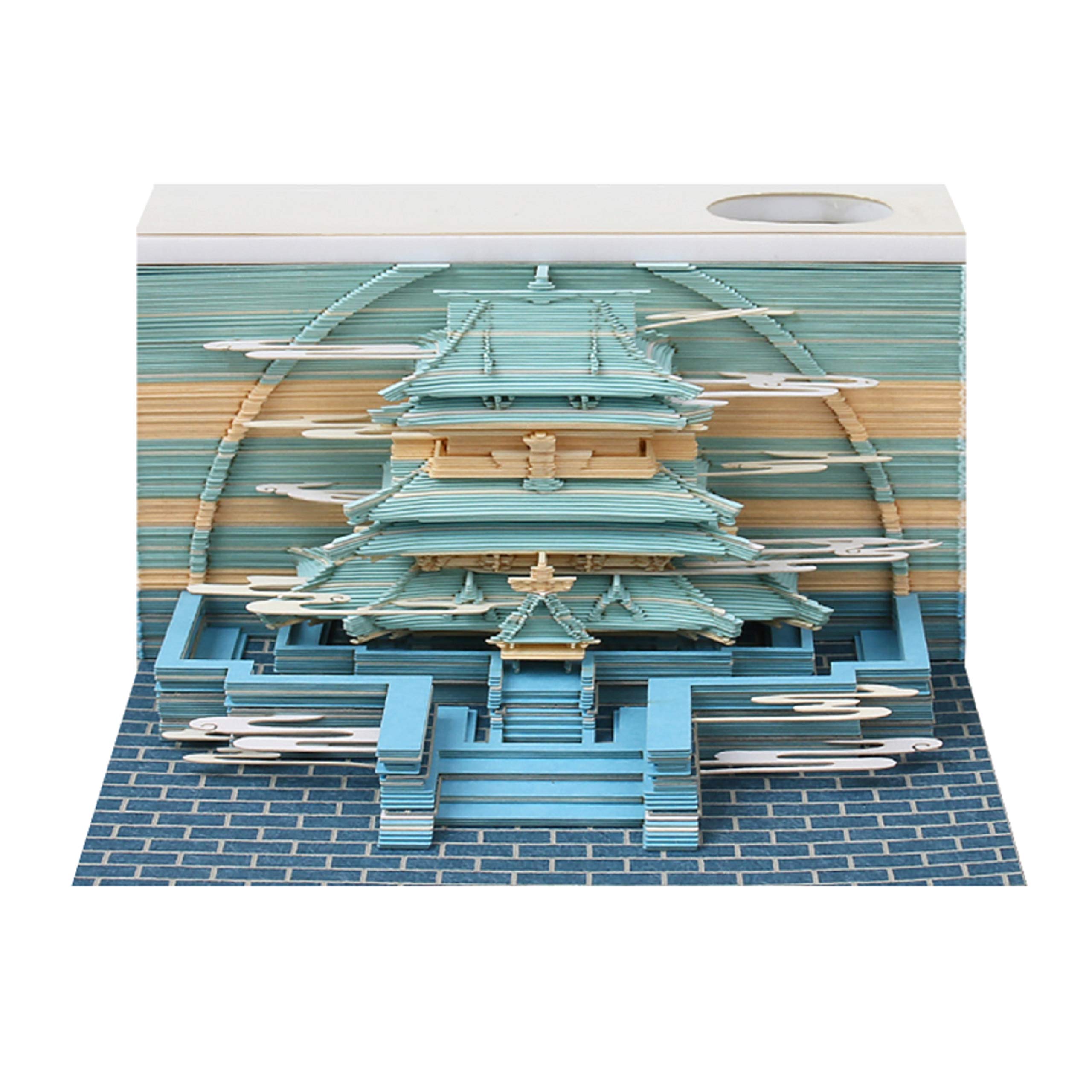 Cool Beans Boutique 3D Art Memo Pad (Palace in Clouds)
