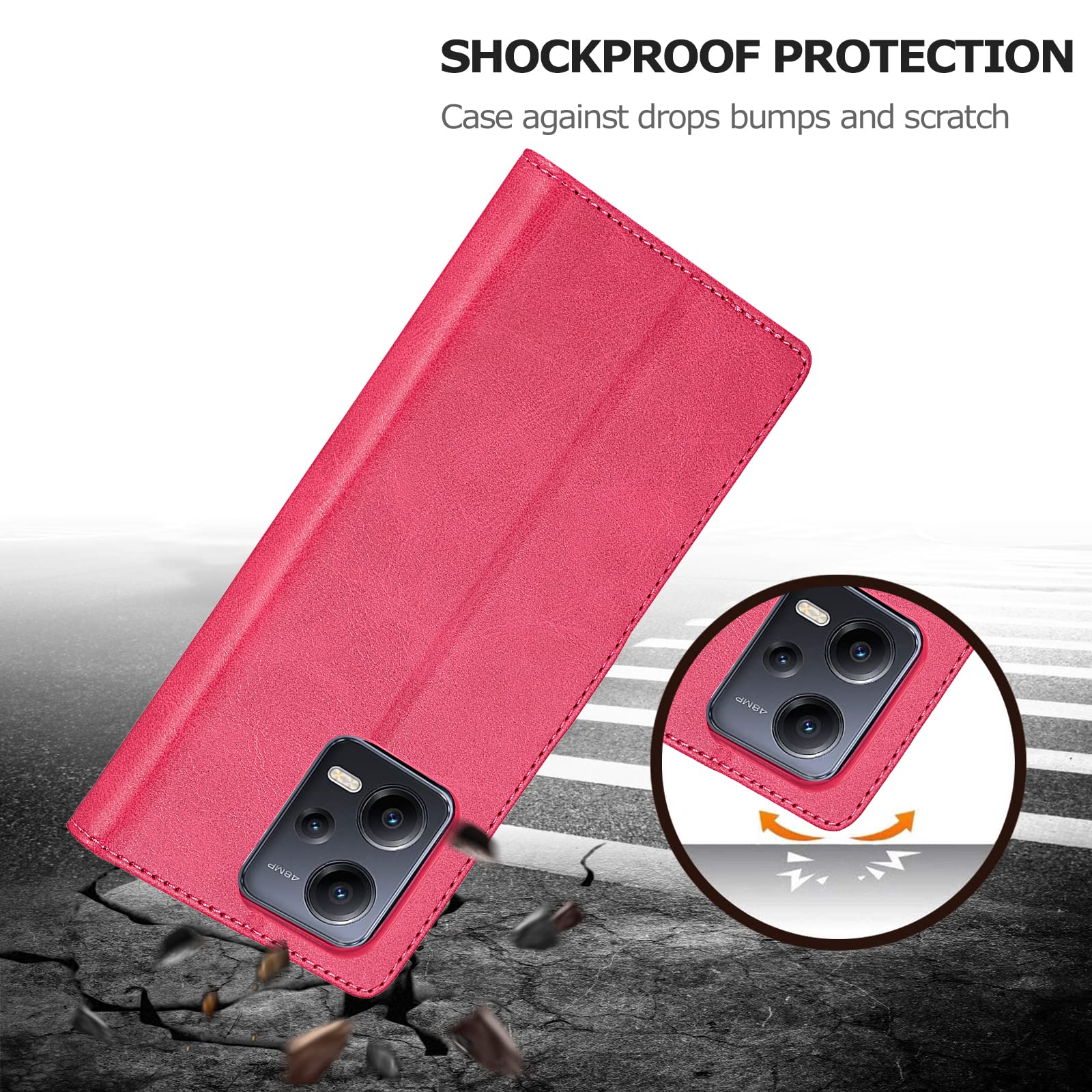 Cover Pelle Portafoglio Per Xiaomi Redmi Note 11 4G / 11S – Custodia A Libro Con Slot Carte E Supporto, Chiusura Magnetica Blu