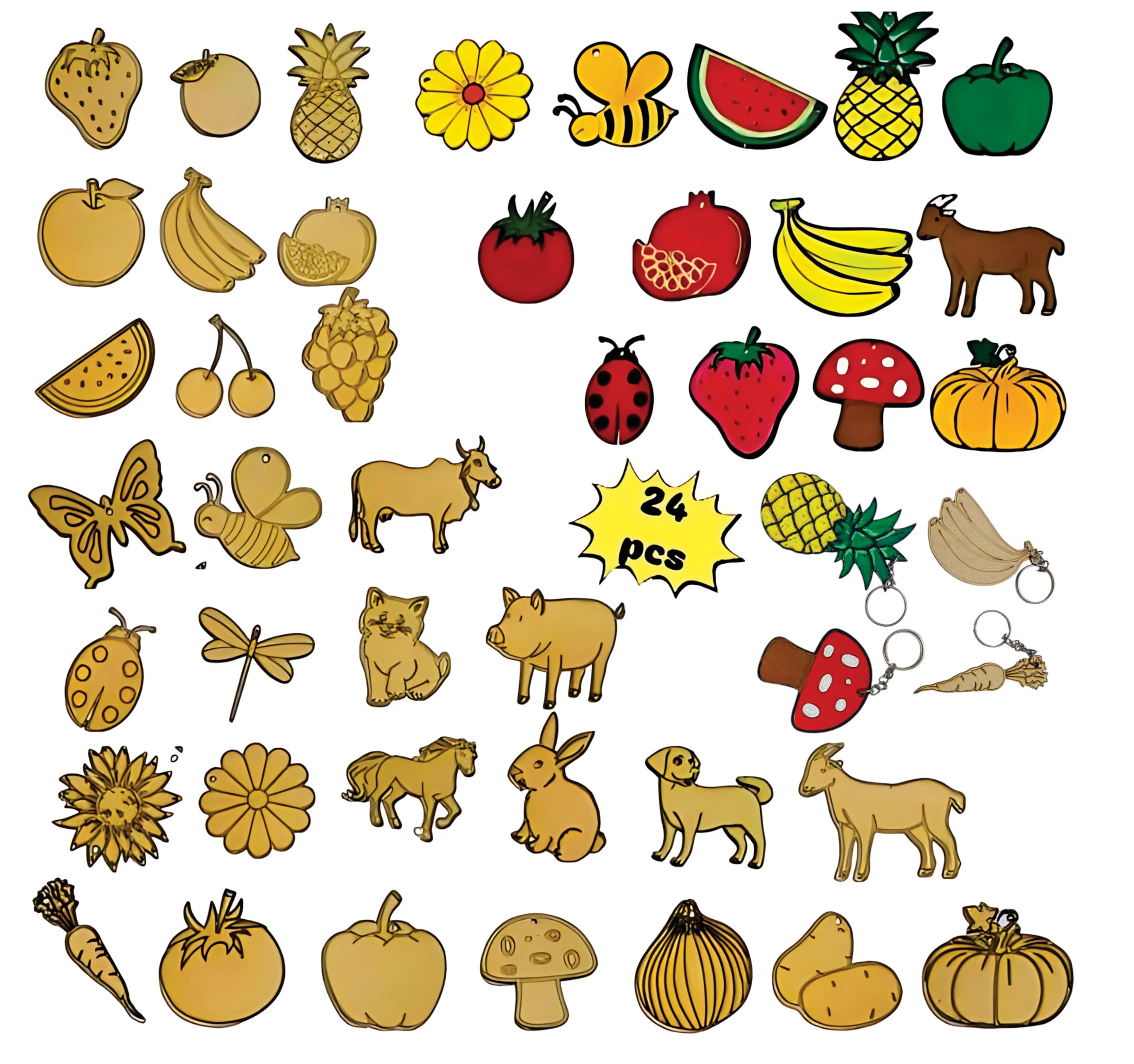 DIY Art & Craft kit,Painting kit,DIY Fridge 8magnets,2 Key Chain,Kids DIY Crafting Activity for Girls & Boys Learn with 24pcs Age Group 3,4,5,6,7,8,9,10,11,12 (B0D296XGL4) Amazon Price History, Amazon Price Tracker