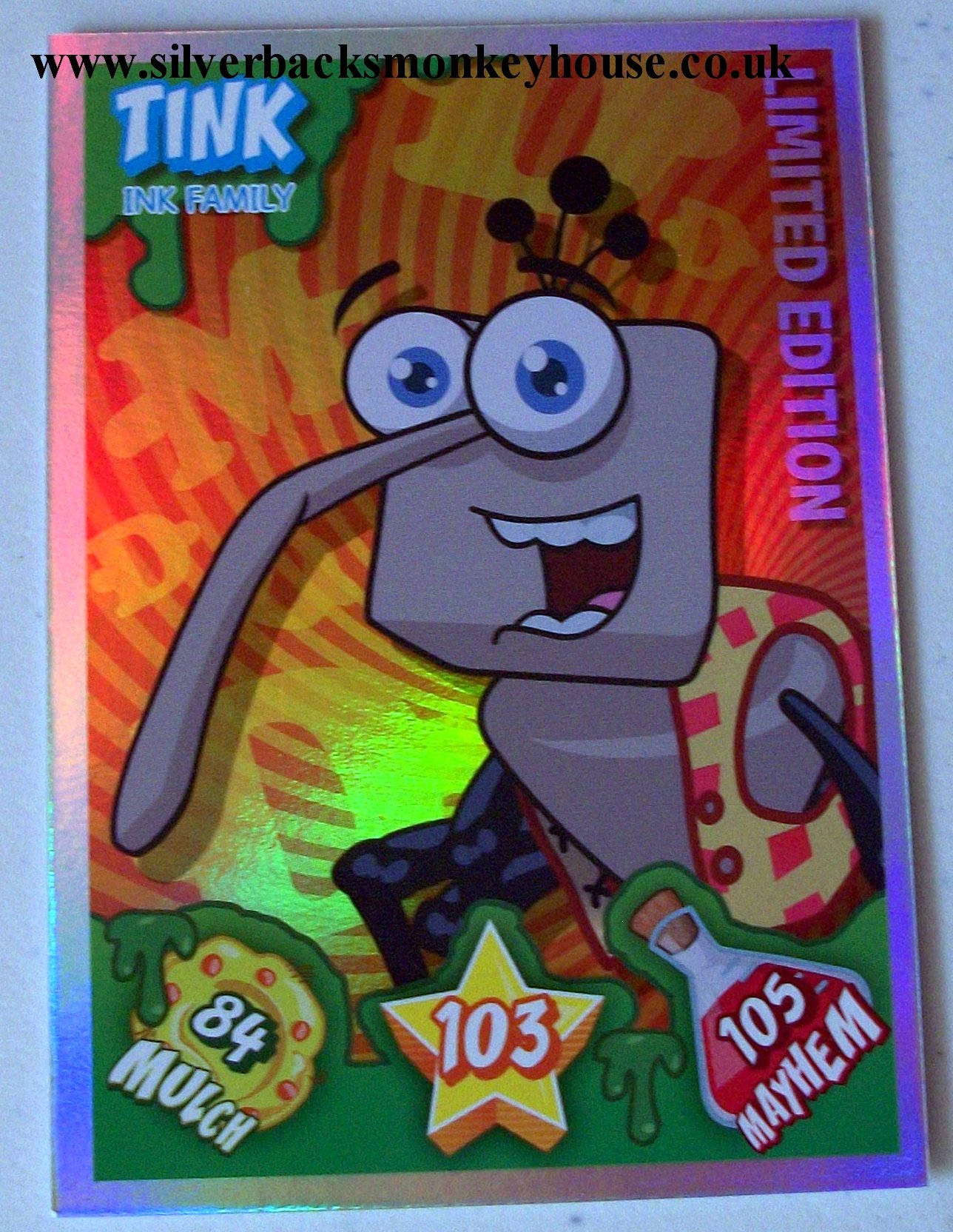 Bin Weevils Mulch Mayhem Tink Limited Edition Trading Card