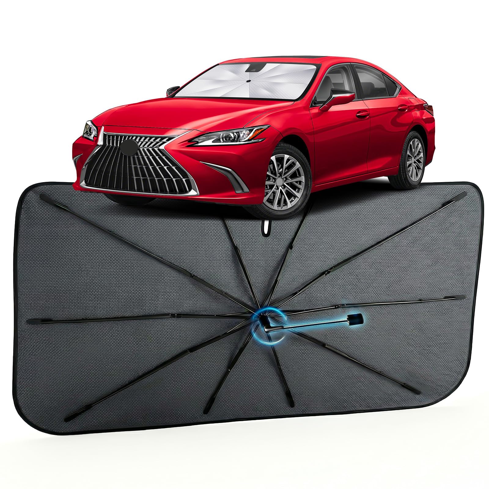 Car Windshield Sun Shade Umbrella for Lexus ES 2018-2026, 1:1 Fit Sunshade