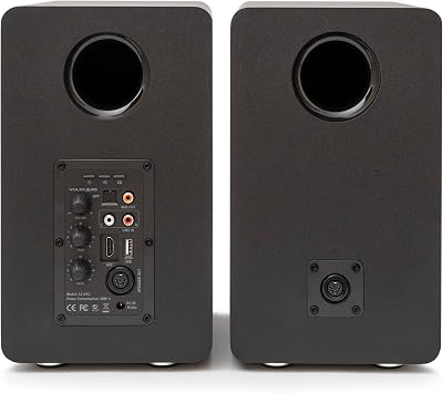 VULKKANO A5 ARC Active Speaker Black (HDMI ARC,RCA Bluetooth,Optical,USB,Sub Out)
