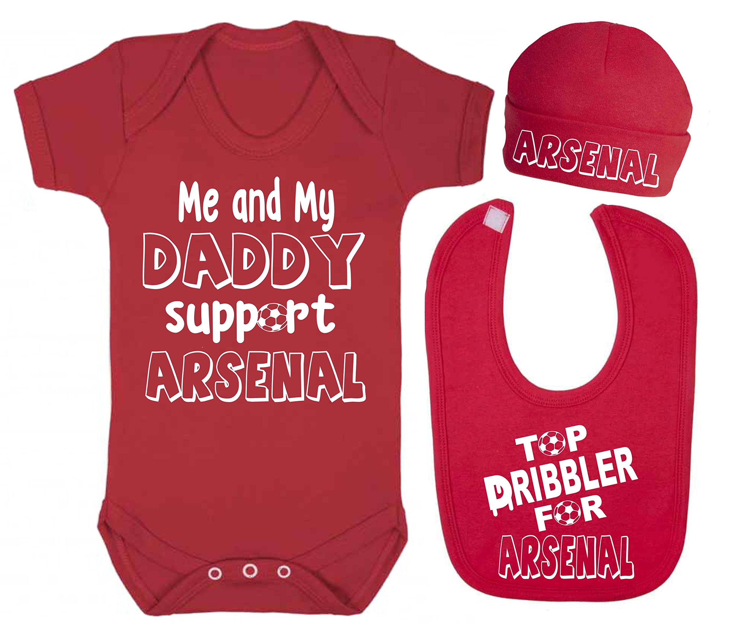 Me And My Daddy Support Arsenal Baby Vest Hat Bib Desertcart Cyprus