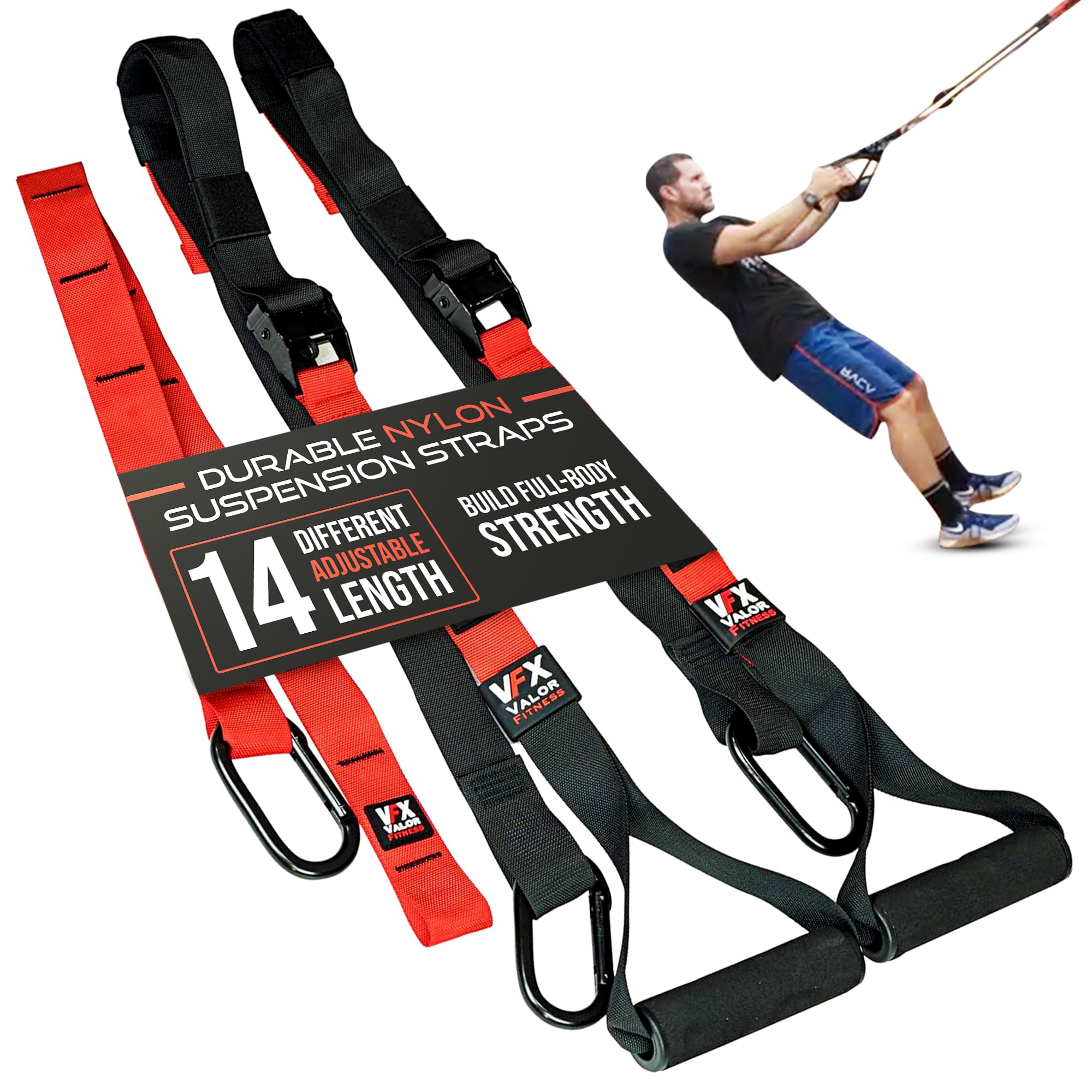 Amazon.com: Valor Fitness Suspension Trainer System with