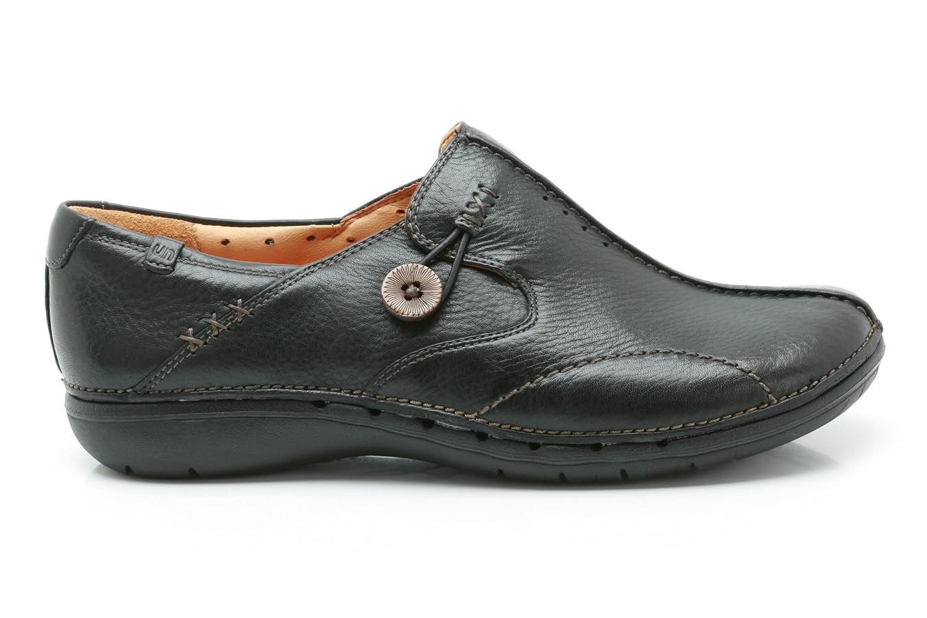 クラークス　アンループ　UK5　24.0㎝　幅広 Wide Fit】Un Loop / アンループ （ブラック） -Clarks