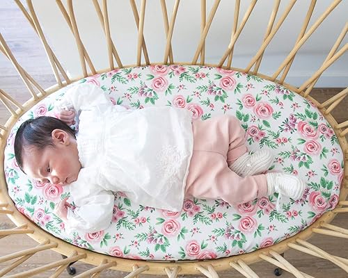 Miniatura 7 de Sábanas de cuna para bebé niña  Tamaño universal sábana ajustable para cuna para bebé y colchón, tela de algodón ultra suave juego de 2 unidades