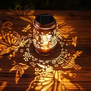 Fairy Solar Lanterns Outdoor Waterproof, Decorative Hanging Solar Lights...