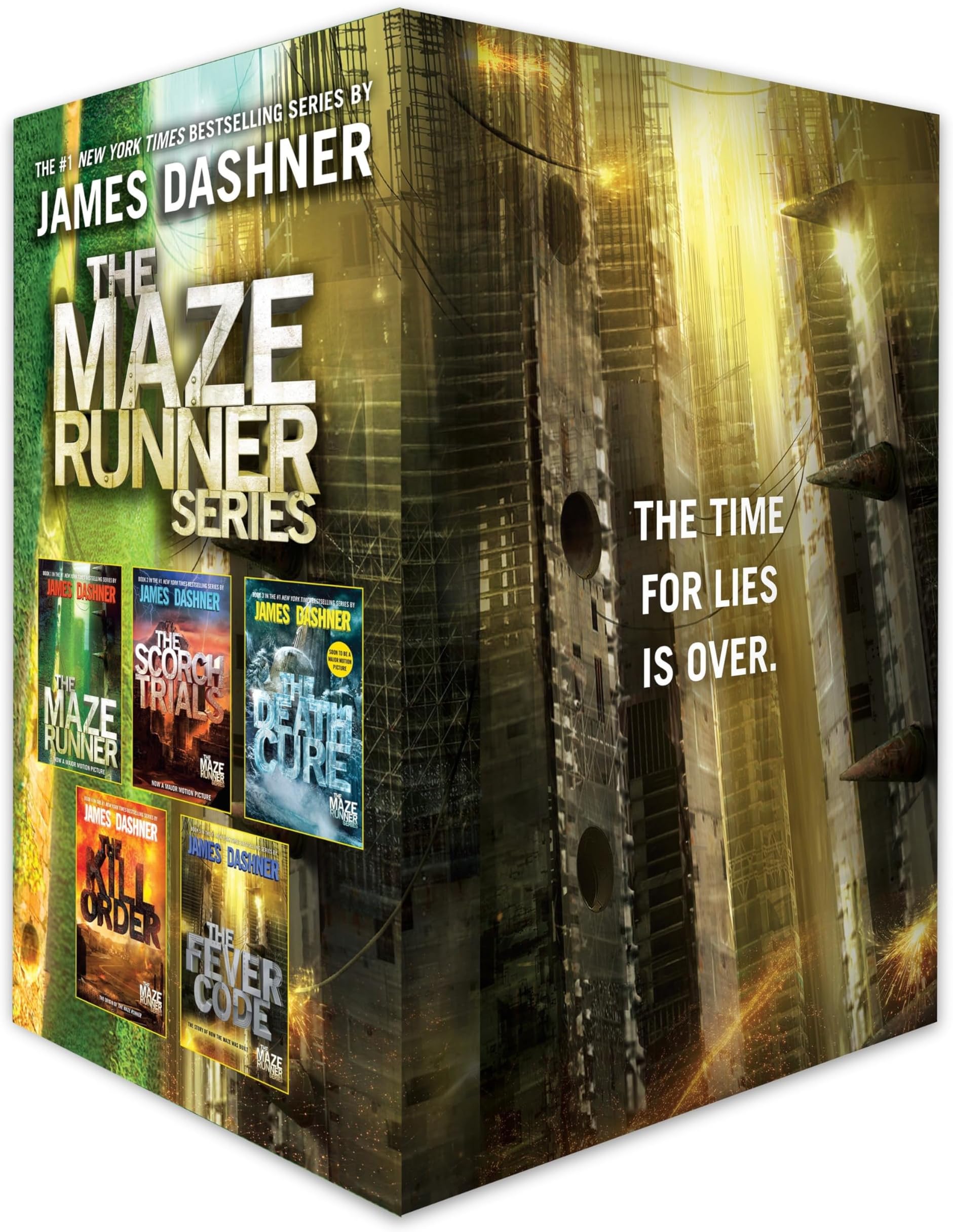The Maze Runner Series Complete Collection Boxed Set (5-Book): The Fever Code - The Kill Order - The Death Cure - The Scorch Trials - The Maze Runner
