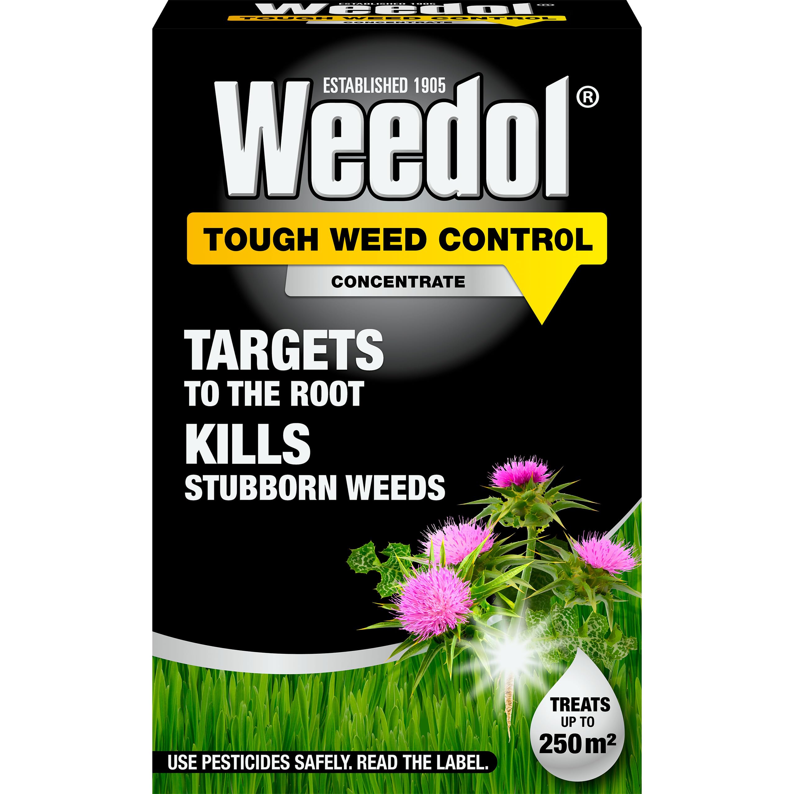 Weedol Tough Weedkiller, ready to use concentrated weed control, 500ML